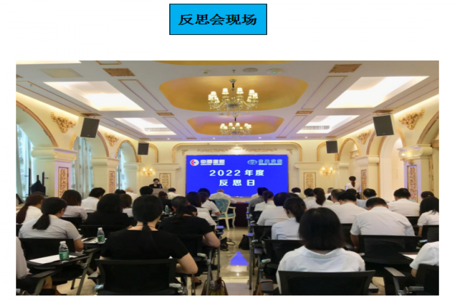 信盈貸款公司、中盈擔保公司 2022年度“反思日”